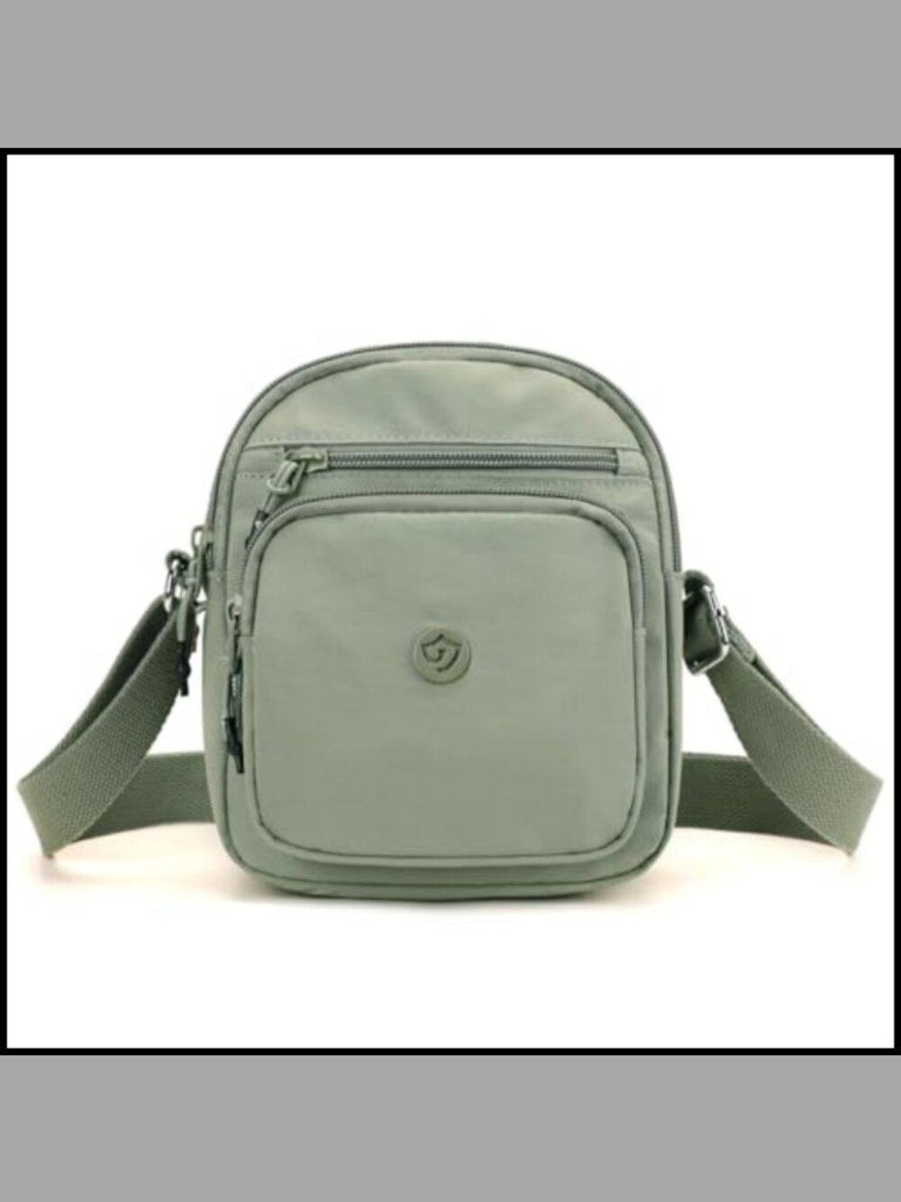 Nylon Crossbody Bag Small Multi Pocket Shoulder Purse Travel Handbag